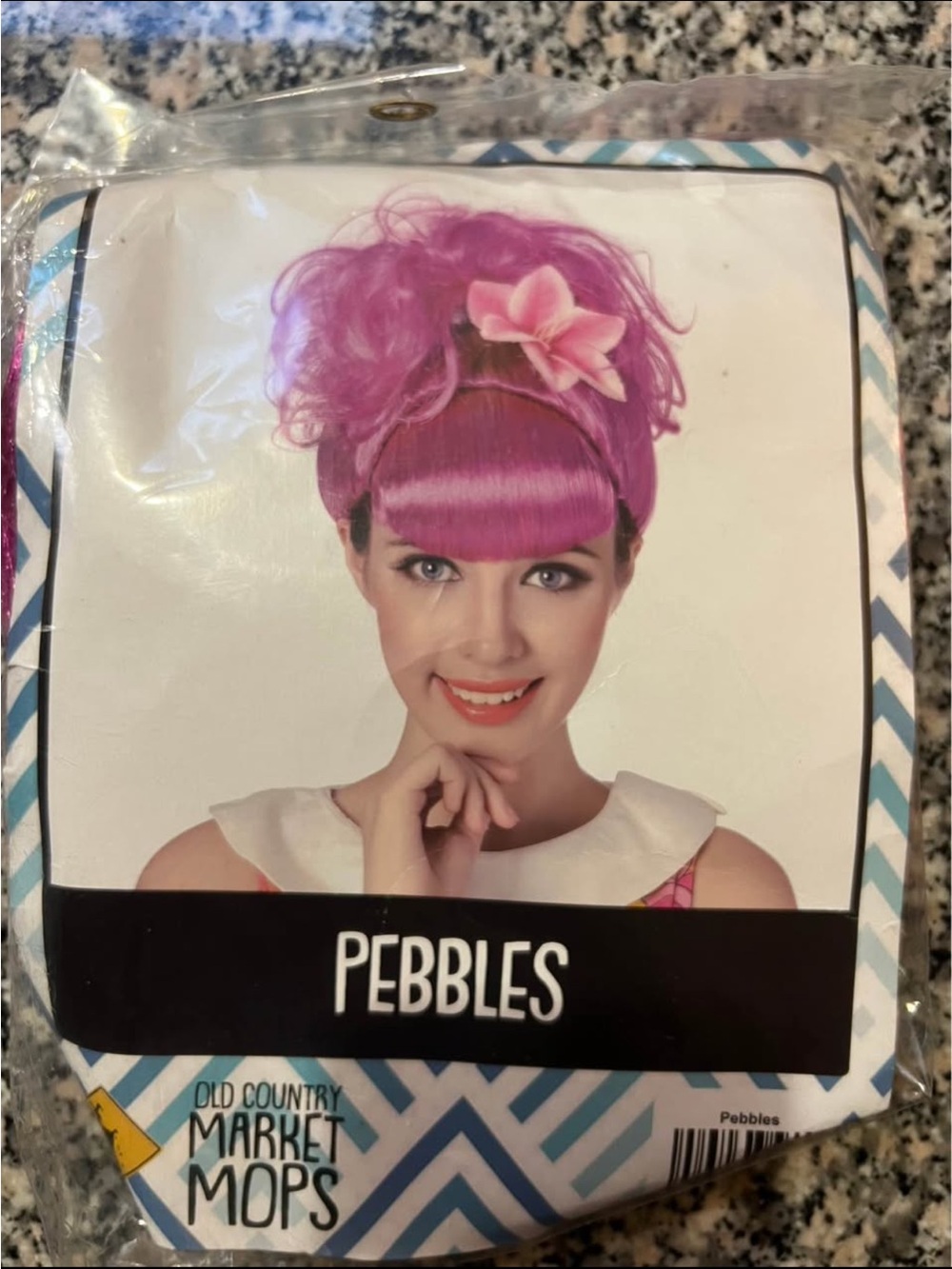 Pebbles Pink Party Wig